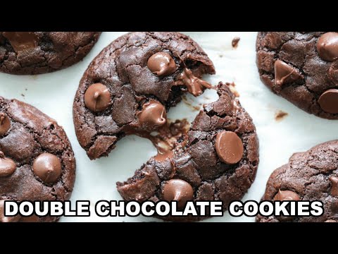 How to make the BEST Double Chocolate Cookies