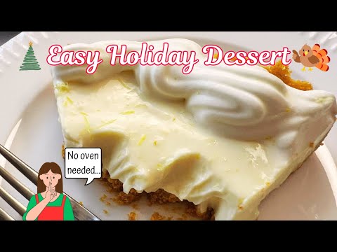 How To Make The Easiest Lemon Pie Ever for the Holidays!