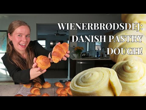 How to Make "Wienerbrødsdej:" DANISH PASTRY DOUGH! Full Recipe & Demonstration!