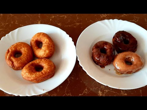 HOW TO PREPARE GLAZED DOUGHNUTS 🥯🥯 |chocolate glazed doughnuts
