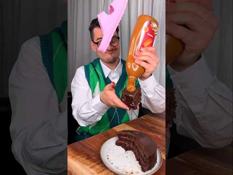 How to share CHOCOLATE CAKE like mom and dad?😎❤️🍰| CHEFKOUDY