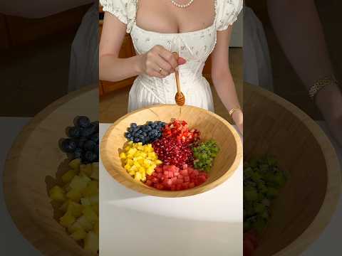 Hydrating Fruit Salad with Honey | Meal Prep Friendly | No Refined Sugar | Vitamin-Rich & Refreshing