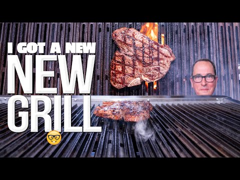 I GOT A BRAND NEW GRILL AND WE'RE BREAKING IT IN WITH THE BEST STEAK! | SAM THE COOKING GUY