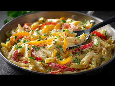 I learned this recipe at an old Italian restaurant! Quick and delicious pasta!