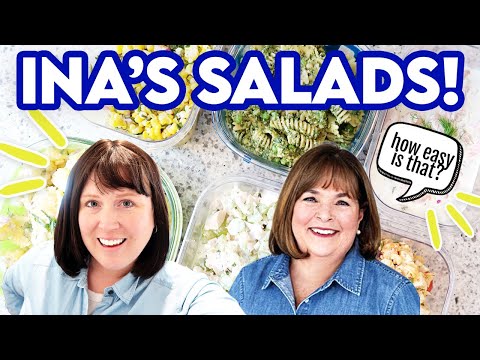 I made Ina Garten's TOP SALAD RECIPES! ⭐ Barefoot Contessa Deli Salads