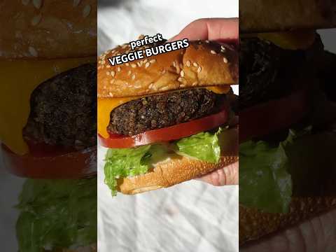 I think I just made the perfect veggie burger 🍔👀 #veggieburger