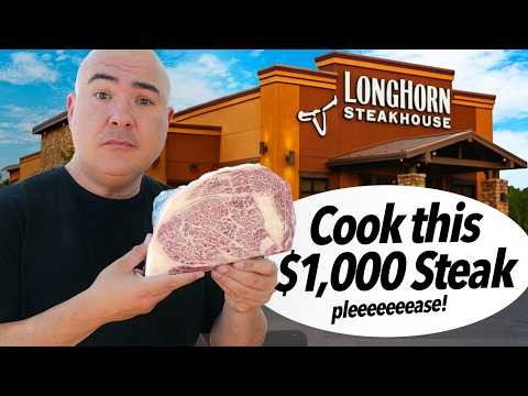 I Took a $1,000 Steak to a Steakhouse… Will They COOK IT?