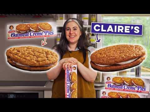 I Tried Making Homemade Oatmeal Creme Pies | Claire Recreates