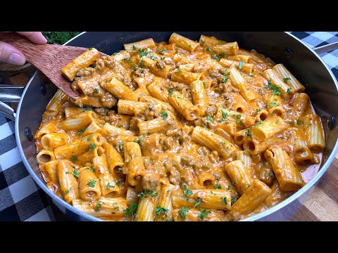I Tried the Viral Creamy Ground Beef Pasta Recipe – So Easy and Delicious!