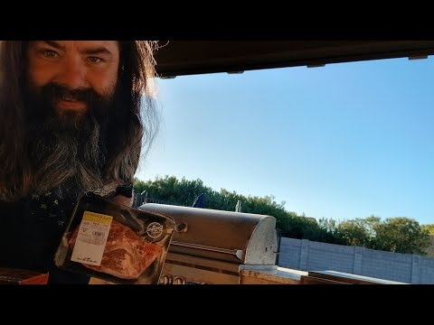 I'm cooking steak on the grill