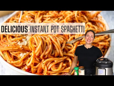 Instant Pot Spaghetti Recipe + Tips and Tricks for the Instant Pot