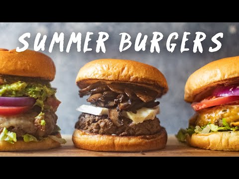 JUICY BURGER Recipes for your SUMMER BBQ 🍔🍔🍔| HONEYSUCKLE