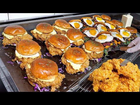 Juicy Japanese Chicken Burger & Steak Cheese Burger – Must-Try Recipe!