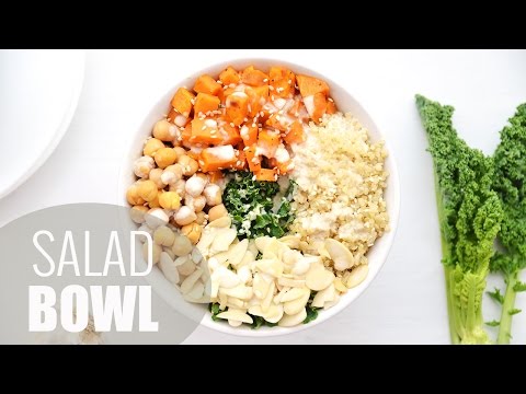 Kale Salad Bowl | HEALTHY LUNCH IDEAS