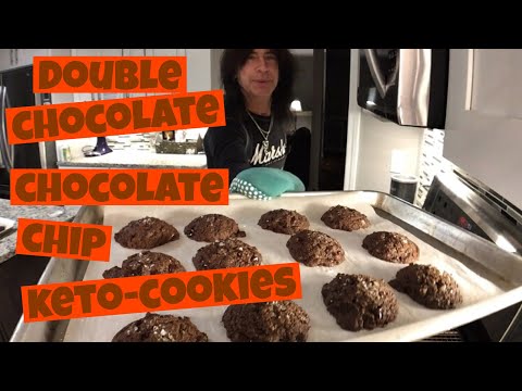 Keto Friendly Double Chocolate  Chocolate Chip Cookies