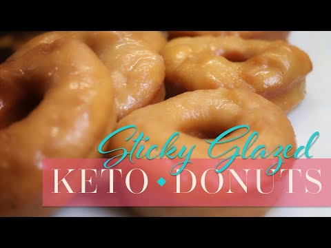Keto Glazed Donuts (Made with Lupin Flour)