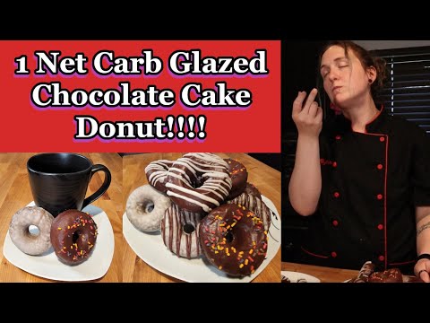 Keto/Low Carb Chocolate Cake Donuts