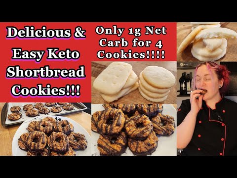 Keto Shortbread Cookie Recipe- Keto Girl Scout Caramel Delites