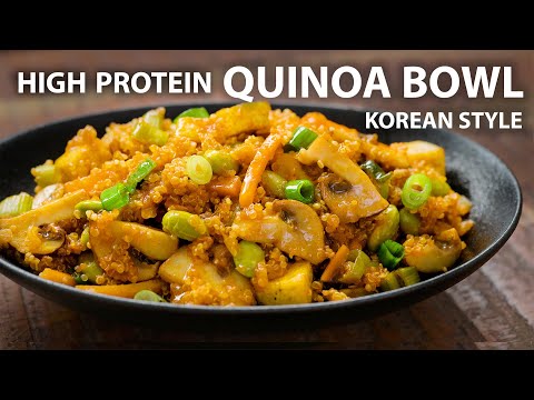 KOREAN STYLE QUINOA Recipe | Easy Vegetarian and Vegan Meals | Quinoa recipes