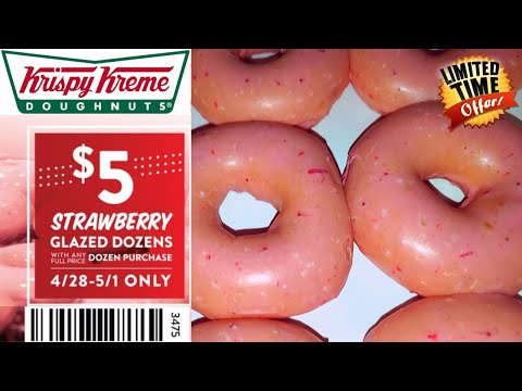Krispy Kreme Doughnuts Limited Strawberry Glazed and Filled Donut Review