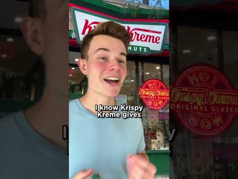 Krispy Kreme Free Donuts Hack! 🍩 #krispykreme #krispykremedoughnuts #savemoney