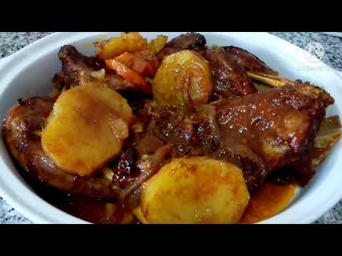 Lamb Meat in Oven  Easy Recipe Arabic Dish