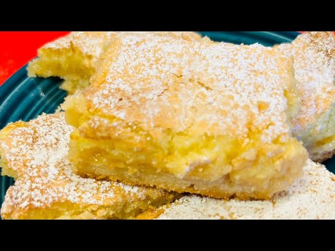 Lemon Bars w/Shortbread Crust