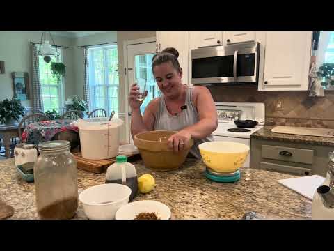 Lemon blueberry sourdough recipe. The good, the bad and the burned.