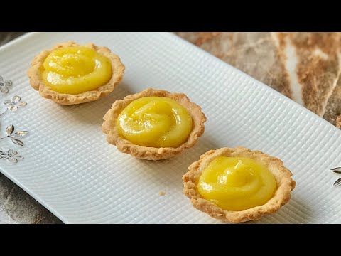 Lemon curd tart recipe || lemon tart recipe