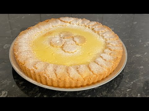 Lemon Custard Tart Cake – Summer Dessert