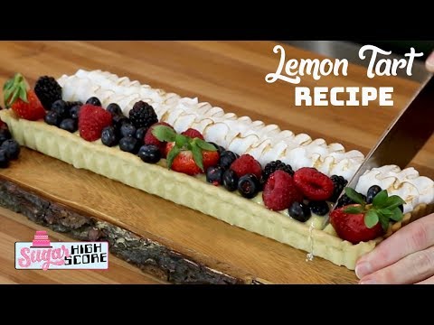 Lemon Tart with Italian Meringue and Berries – RECIPE