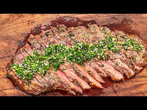 LIVE Ninja Foodi Grill GRILLED FLANK STEAK with CHIMICHURRI LIVE!