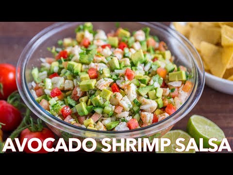 Loaded Avocado Shrimp Salsa Recipe – Homemade Shrimp Salad