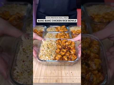 Looking For Delicious High Protein Meals? Try These Bang Bang Chicken Rice Bowls For Weight Loss!