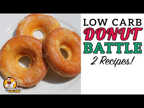Low Carb DONUT BATTLE – The BEST Keto Doughnut Recipe!
