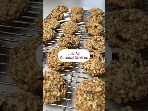 Low Fat Oatmeal Cookies