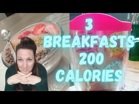 Low WW points | Low Calorie easy breakfasts