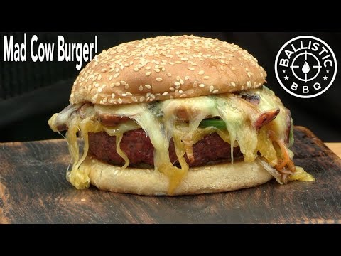Mad Cow Burger Recipe! | Best Cheeseburger Ever? |  Lone Star Grillz
