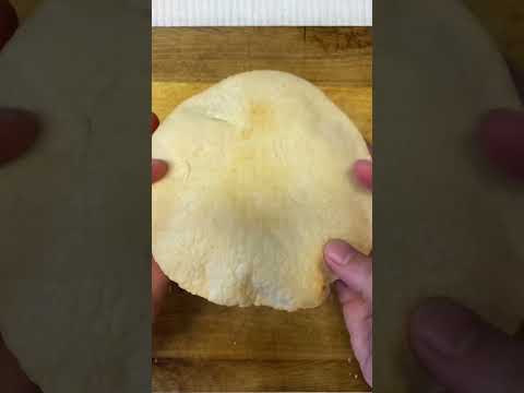 Made pita bread for the second time using new recipe and it came out perfect again ! #recipes #cook