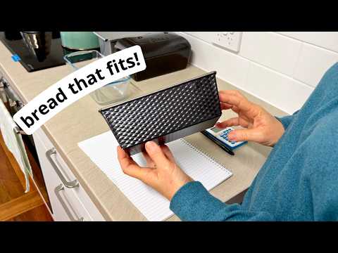 Make sourdough bread recipes that fit your pans perfectly!