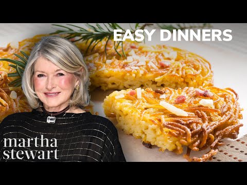 Martha Stewart's Easy Weeknight Dinners | Spaghetti, Chili, and Meatloaf
