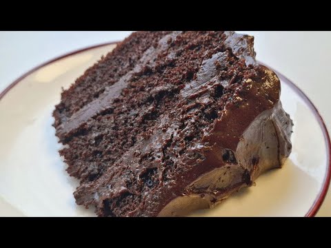 Matilda Chocolate Cake – Chocolate Fudge Frosting | Bake With Me ♡