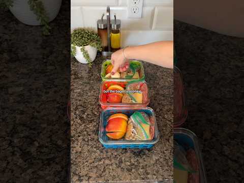 Meal prep with me as a nurse 🤍 all recipes are on my IG/ TikTok! ✨ #mealprep #nurse #worklunch