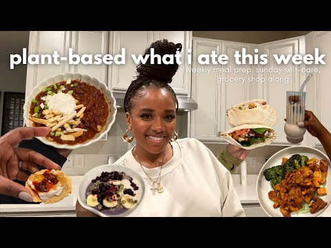 meal prep with me episode 4 | plant-based meal prep + snacks | using my instant pot