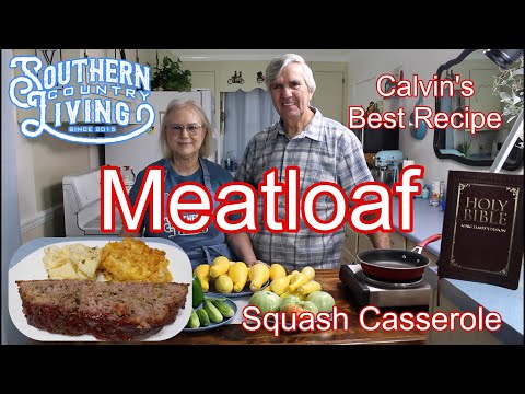 Meatloaf  —   Calvin's Best Recipe  —  Chili Sauce Glaze  —  Delicious !!