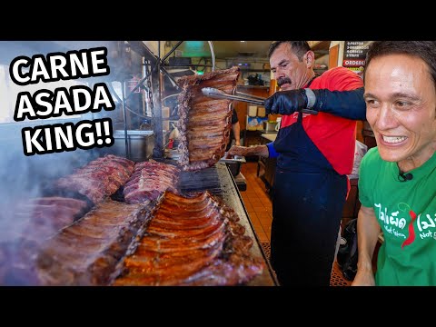 Mexican Street Food – CARNE ASADA KING!! 🥩 Mexican Steak, Ribs, and Quesadillas!!