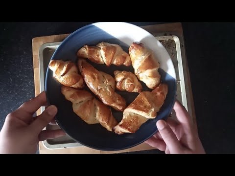 Mini Croissant recipe with just roll in puff pastry