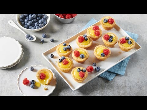 Mini Lemon Fruit Tarts | Pillsbury Recipe