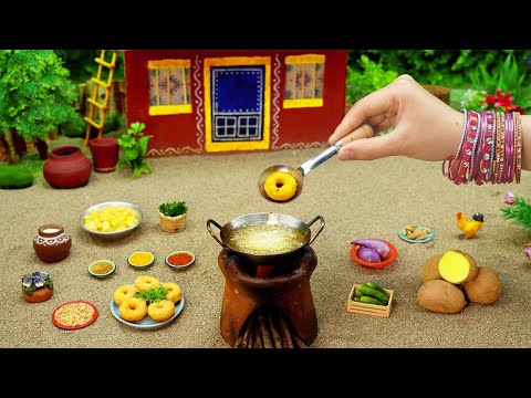 Miniature Aloo Potato Donuts Recipe | Crispy Potato Rings | How To Cook Yummy Aloo Fry Donut India