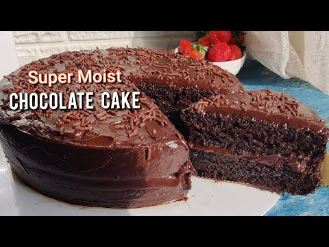 Moist Chocolate Cake | The Best Chocolate Cake Recipe | Chocolate Cake with Chocolate Ganache
